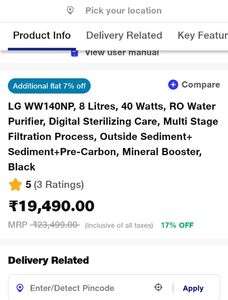 LG Water Purifier