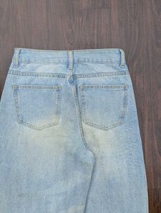 Light Wash Wide Leg Jeans