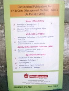 Principles of Management-I