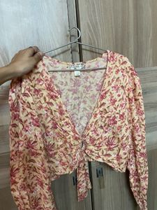 Crop Top With Beautiful Front