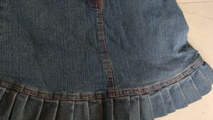 Denim Mini Skirt