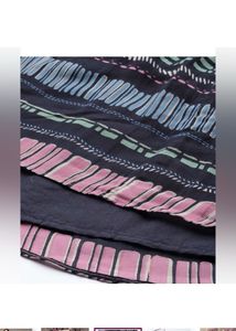 LABEL RITU KUMARPrinted Flared Dress with Tie-Up N