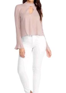 White High-Waisted Skinny Jeans