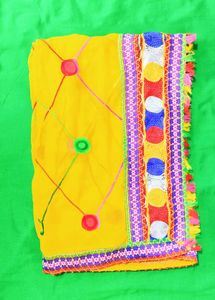 Rajwadi Threadwork Chiffon Dupatta