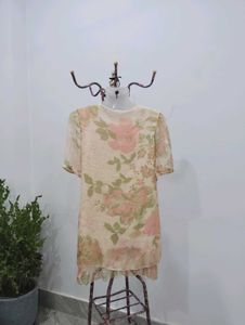 Floral Chiffon Top/ Mini Dress