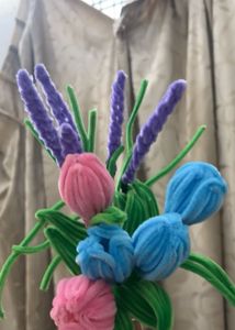 Tulips and lavender bunch🪻