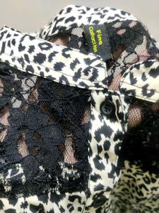 Leopard Print Button-Down Tank