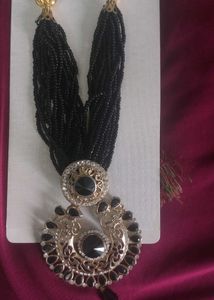 Black Beaded Necklaces