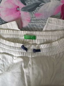 Benetton Beige Pull-On Shorts