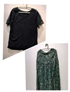 Women Combo Of Top & Skirt (L Size?