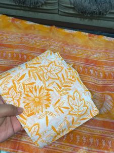Totally New Saree With Blouse Material