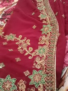 Chamkili Saree New With Stich Blouse