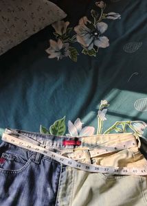 Unique Two-Tone Denim Jeans