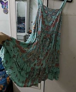 cute blue flowy dress