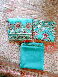 Embroidered Lehenga Set 💙