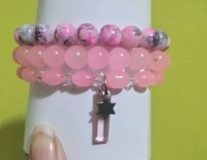 Bracelet Stack(Baby Pink)