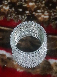 Silver Bangle Set
