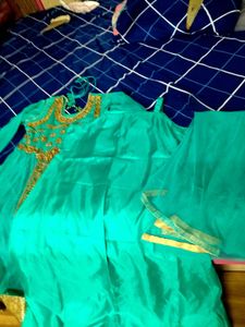 Long Anarkali With Skirt
