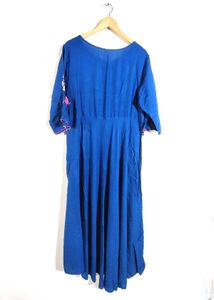 Blue Embroidered Kurta (Women&#39;s)