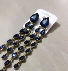 Beautiful Heavy Navy Blue Earrings 🥰🥰🥰