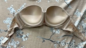 Strapless Beige Bra
