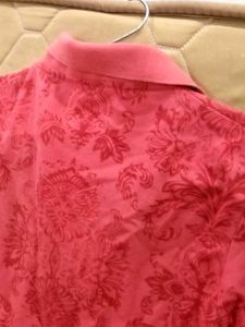 Pink Baroque Polo Shirt