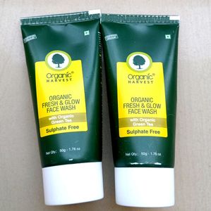 ORGANIC FRESH &amp; GLOW FACE WASH