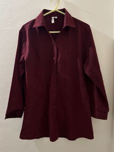 Maroon Formal Shirt