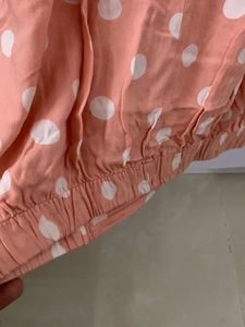 Mango Polka Dot Top