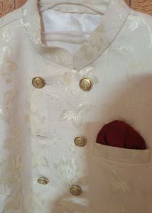 Serwani Coat Cream