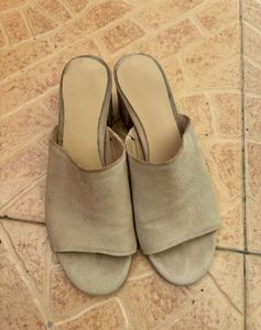 Aldo Studded Suede Block Sandals