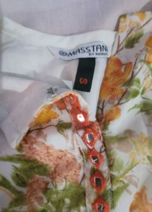 Women Orange Floral Printed Kurta With Sharara