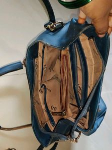Blue Handbag &amp; Shoulder Bag