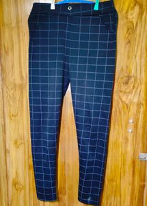 Checkered Slim Fit Pants