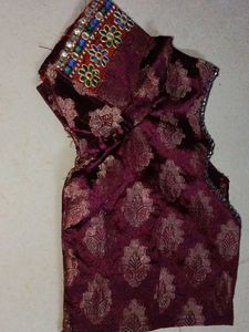 Purple Saree Only Once Used For Wedding