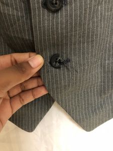 Charcoal Vest For Men