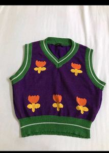 Half Sleeve Sweater For Women