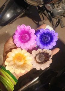 Pinterest Inspired Flower Claw Clips