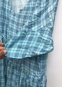 Floral plaid dress