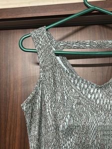 Silver Patterned Dress