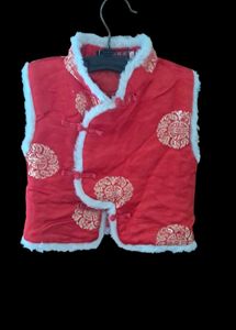 Festive Red Baby Vest