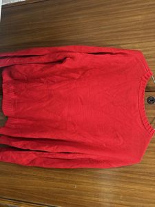 Red sweater