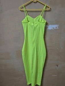 Neon Corset Bodycon Dress