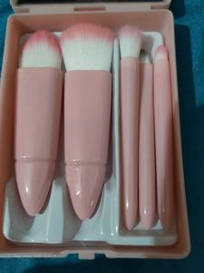 Mini Mirror Makeup Brush Kit