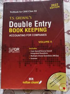 Accountancy book T.S. Grewal's Double Entry