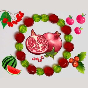 Fruit Theme Bead Bracelet