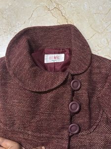 Elegant Maroon Coat