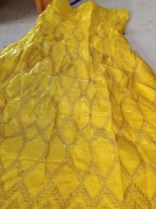 Yellow Embroidered Dress