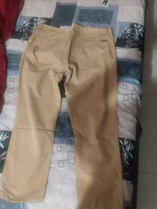 Khaki Straight Pants