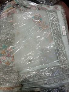 Sea green heavy lehenga